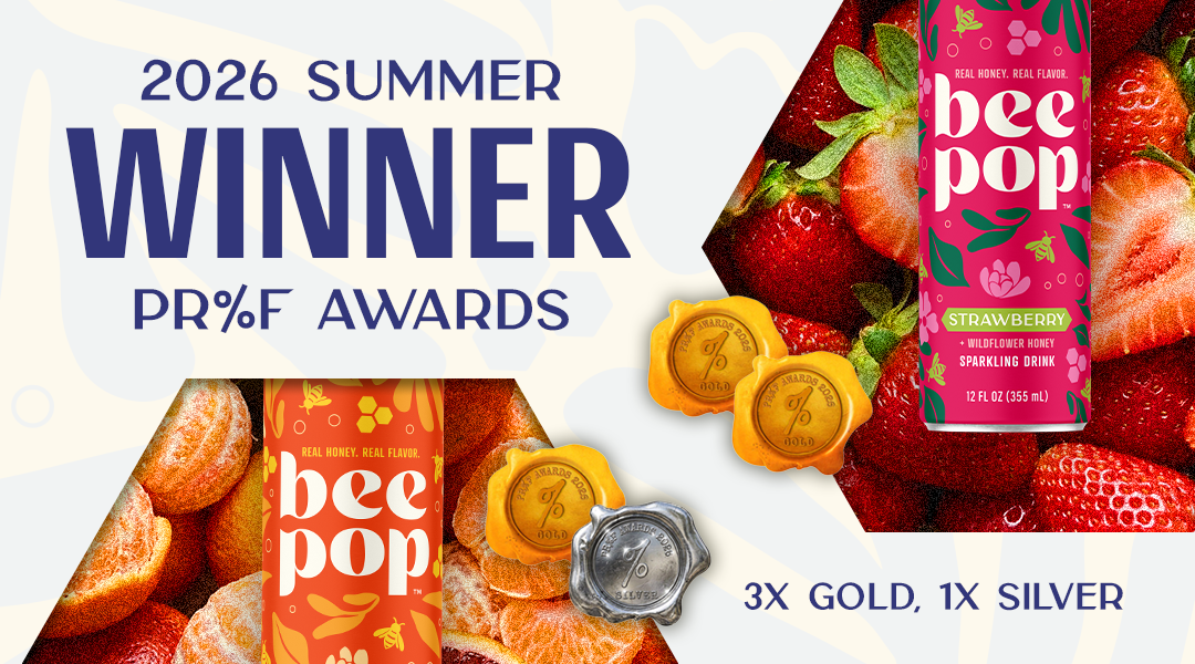 BeePop Wins Four Medals Across Two Flavors at 2026 PR%F Awards, Sweeping Both Taste and Design Categories