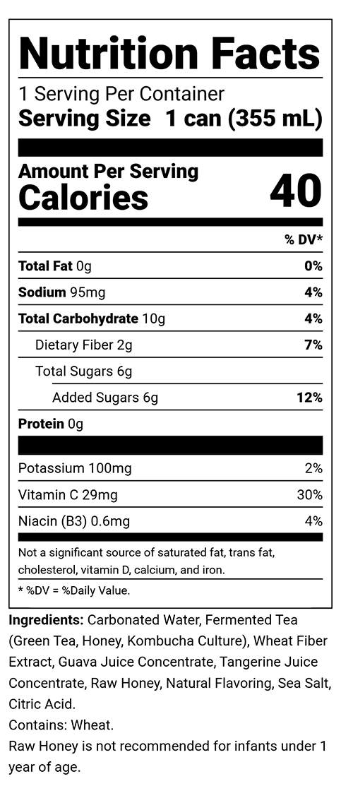 Tropical Nutrition Facts